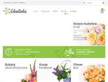Tablet Screenshot of gladiola.pl